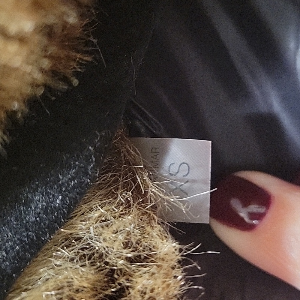 S13 NY faux fur hooded puffer jacket - Picture 8 of 11